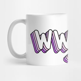 what would jesus do? x wwjd Mug